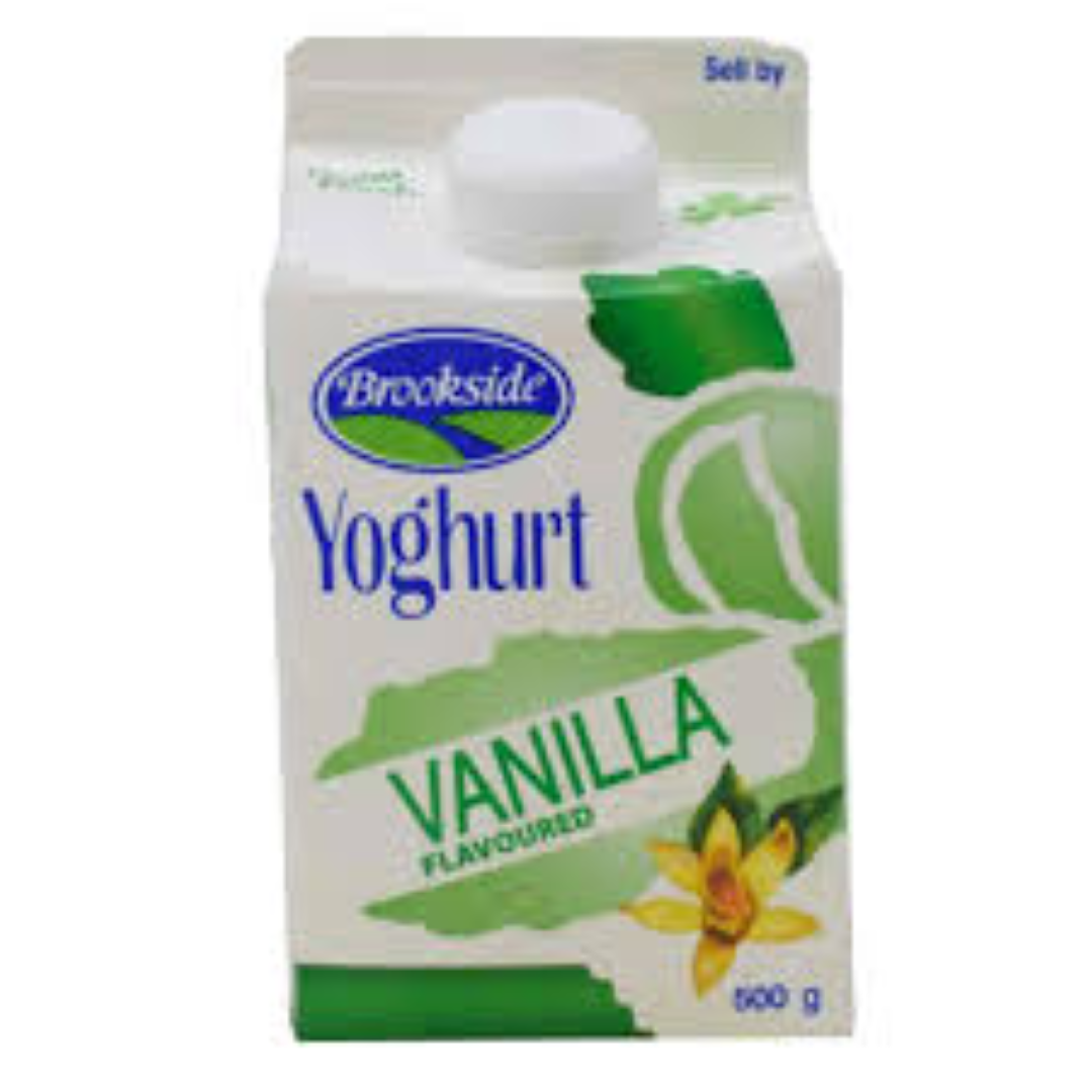 BROOKSIDE VANILLA YOGHURT 500ML